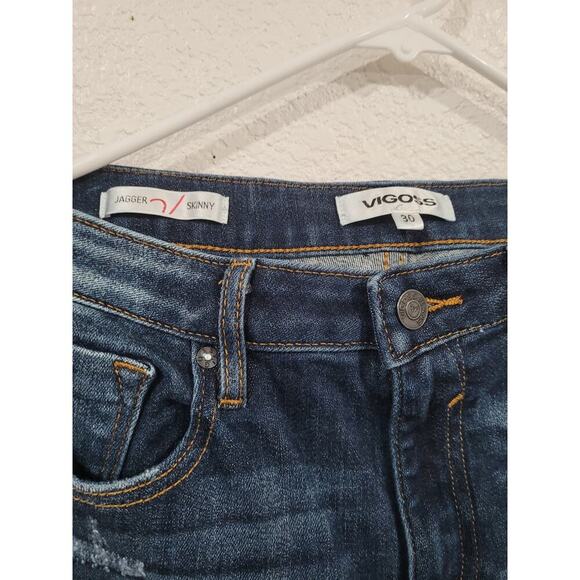 Vigoss Women's Jagger Skinny jeans Size 30 Inseam 27" Distressed #P2 - Picture 3 of 6